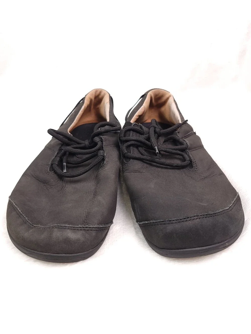 Xero Shoes Mens 11 Hana Minimalist Barefoot Shoes Black Leather